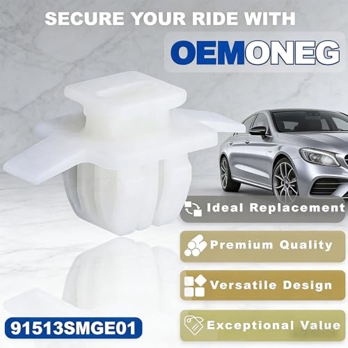 100pcs Mixed Lower Outer Door Weatherstrip Clip - Rear Wheel Arch Garnish Moulding Clip - Snap Fitting Grille Clip - Door Panel & Interior Trim Retainer Clips - Bumper Moulding Clip for Honda - style: Honda-CRV