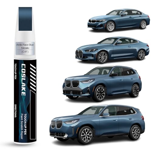 Car Touch Up Paint(Arctic Race Blue Metallic(C4F)) for BMW - color: Arctic Race Blue Metallic(C4F) for 3/4/X3