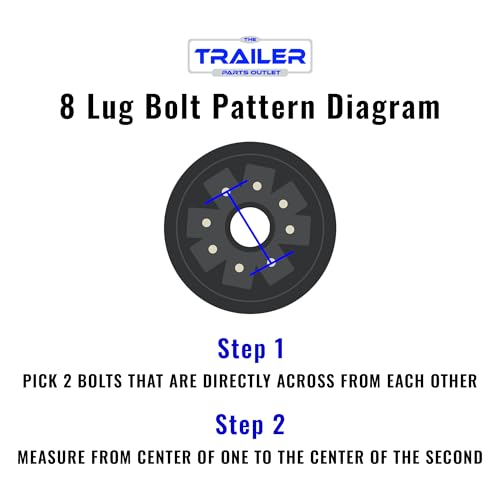 Trailfinder ST215/75R17.5 Radial Trailer Tire & Wheel Assembly, 8 Lug