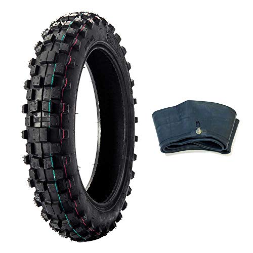 MMG 2.50-10 Knobby Tire & Tube Combo, Front/Rear, Dirt Bike