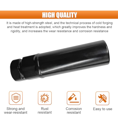 Large 6 Spline Tuner Lug Nut Key, Car Wheel Lock Removal Tool - size: Large 6 Spline