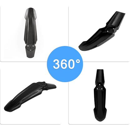 XINGWU Front Fender for Surron Light Bee X/S Segway X160/X260 Dirt Bike Motorcycle Front Fender Modified Mudguard Protector for Eikes Carbon Fiber Style - size: Front Fender, style: Carbon Fiber Style