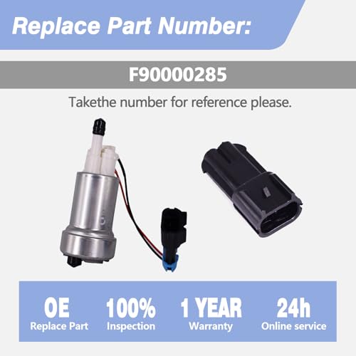 F90000285 Fuel Pump & 400-1168 Install Kit Fits for 525LPH HELLCAT E85 Engine Repair Kit