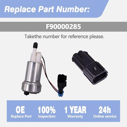 F90000285 Fuel Pump & 400-1168 Install Kit Fits for 525LPH HELLCAT E85 Engine Repair Kit