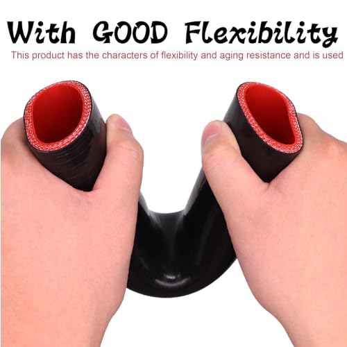90 Degree Elbow 1 inch(25mm) Silicone Coupler Hose 4-Ply - size: ID 1"