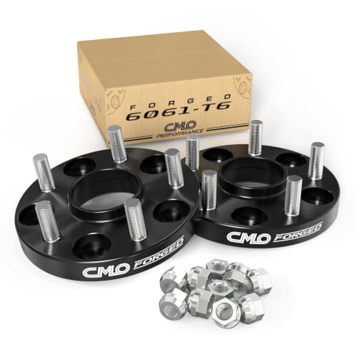 CMO 20mm 5x114.3 Wheel Spacers Fits Mazda 3, Hyundai Genesis Coupe 2PCS - color: Black, size: 20mm (2pc)