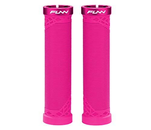 Funn Hilt MTB Bike Grips with Single Lock On Clamp - color: Pink