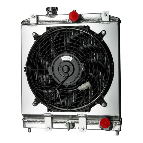 4 Row Radiator Shroud Fan For Honda Civic Del Sol Integtra 92-01 - size: 4 Row Radiator+Shroud Fan(MT)