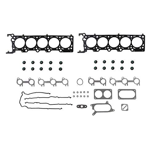 DNJ HGB4183 Engine Cylinder Head Gasket Set with Head Bolt Kit, Complete Repair Set for 1997-2002 Ford E-350 Econoline 6.8L 415cid V10 SOHC