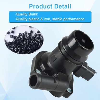 WMPHE 55565336 Engine Coolant Thermostat Housing Assembly Compatible with 2011-2016 Chevy Cruze Limited 1.4L Replace OEM 55565336 55579010 902-808 - size: 55565336