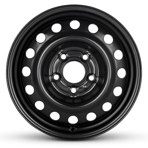for 13-23 Nissan NV200 15 Inch Black Steel Rim - OE Direct Replacement - Road Ready Car Wheel - color: Glossy Black