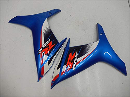 YTL Blue white Full Fairing Fit for Suzuki 2011-2026 GSXR 600/750 - color: 005 Blue white