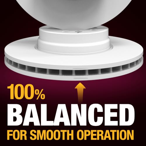 Metrix Premium Chassis Parts - 344 mm Front Coated Vented Disc Brake Rotors - size: 91855MT
