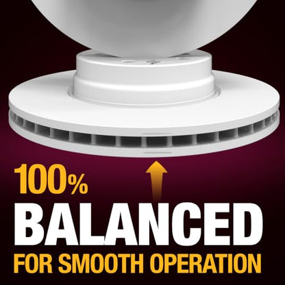 Metrix Premium Chassis Parts - 344 mm Front Coated Vented Disc Brake Rotors - size: 91855MT