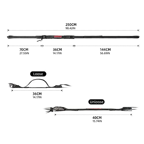Rhinowalk Motorcycle Elastic Telescopic Strap Motorcycle Accessories Multifunctional Strap - size: Elastic Telescopic Strap