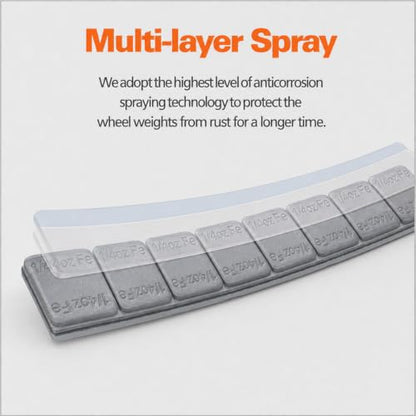 A A IN (576PCS 1/4oz, 0.25oz Adhesive Stick on Wheel Weights - size: 0.25OZ-576PCS