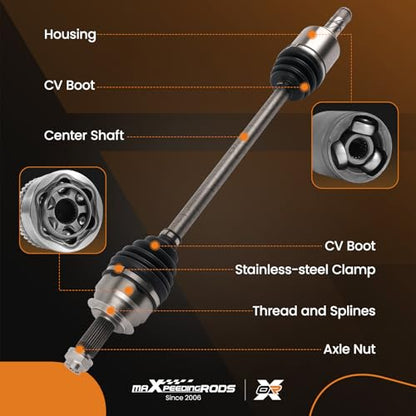 maXpeedingrods Front CV Axle Assembly for Subaru Outback 2010-2014 - size: for 66-07509-2PC