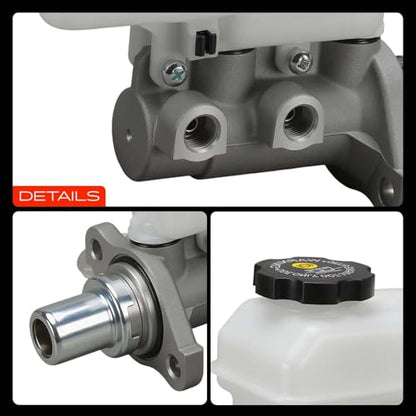 A-Premium Brake Master Cylinder with Reservoir and Cap