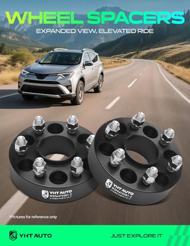YHTAUTO 6x120 Hub Centric Wheel Spacers 1.5 Inch for Buick, Chevy, GMC - size: 1.5 Inch Thickness, style: 2 PCS