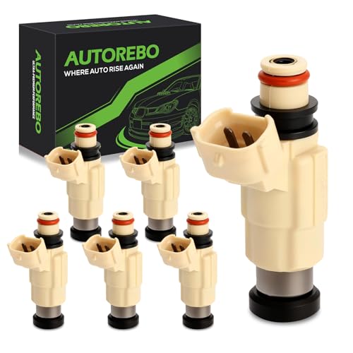 Fuel Injectors Set of 6 Compatible with Suzuki Grand Vitara 2001 XL-7 XL7 2002-2006 2.7L V6# Replace FJ939 84212307 1571052D00 INP-774 INP774 7319650,2003 2004 2005 - size: 939
