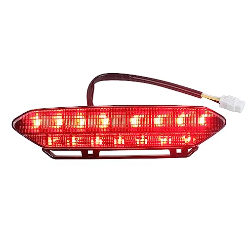 LED Tail Light Brake Rear Light for ATV 2006-2009 Yamaha YFZ450 (Red)