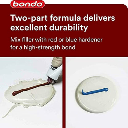 3M Bondo 907 Glazing and Spot Putty - 4.5 oz, 4 Pack