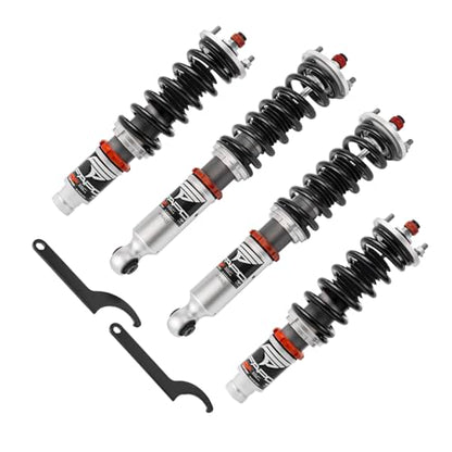 FAPO PF Coilovers for Honda CR-V 1996-2001 RD1 RD2 RD3, 32 Level Damping Mono-Tube Adjustable Height Lowering Suspension Strut Kits - size: 1996-2001
