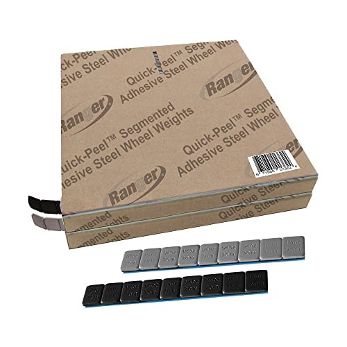 BendPak Ranger Stick On Car/Truck/Automobile/Vehicle - Tire/Wheel Tape Weights - Combo Silver and Black