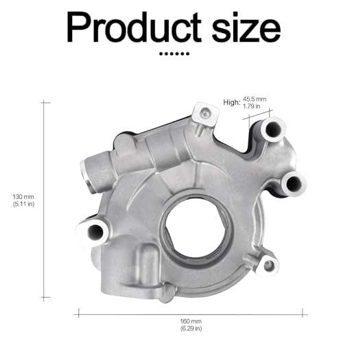 AULINK 53020827AC Oil Pump For Dodge Dakota Durango Ram 1500 2000-2012,For Jeep Commander 2006-2010 Grand Cherokee 1999-2010 Liberty 2002-2013,For Chrysler Aspen Mitsubishi Raider 2007-2009 3.7L 4.7L