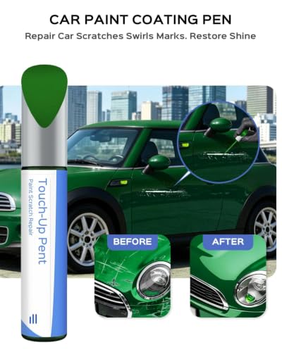 C3B British Racing Green Touch Up Paint Compatible with BMW Mini Cooper - color: British Racing Green