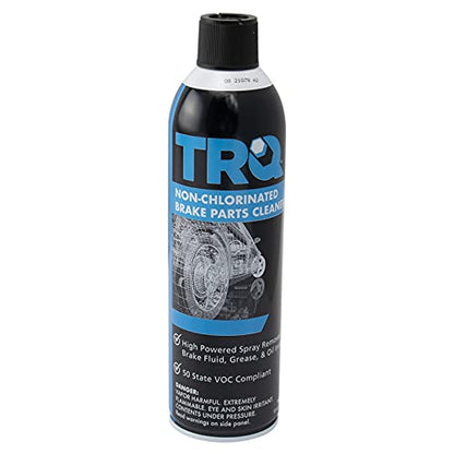TRQ Front Ceramic Brake Pad & Rear Shoe Kit w/Chemicals - color: Ceramic, size: BFA12798