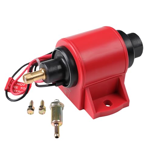 12V Electric Fuel Pump Low Pressure 5-9 PSI Inline - size: 5-9 PSI 35GPH