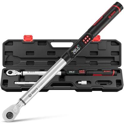 VANPO Digital Torque Wrench 1/2", 14.7–295 ft-lb for Trucks - size: 1/2-Inch -02