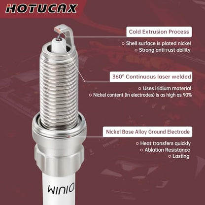 UF598 Ignition Coils & Spark Plugs Tune Up Kit, 4 Pack - size: UF598 & Spark Plugs