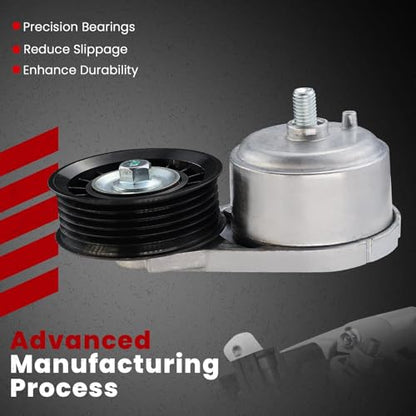 Belt Tensioner Assembly with Pulley for:-Chevy for:-GMC Silverado - size: 38103
