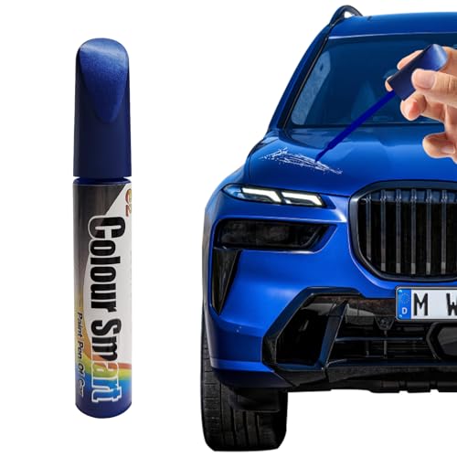 Touch Up Paint for Cars, Car Scratch Repair Pen, Quick & Easy Solution to Erase Car Scratch Paint Pen, Automotive Paint Scratch Remover for Cars Paint Scratch Repair (Blue) - color: Blue