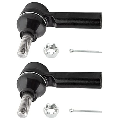K9756 ES2382 EV303 Front Inner & Outer Tie Rod Ends Lower Ball Joints for Chevrolet Prizm 1998-2002 Geo Prizm 1996-1997 Toyota Corolla 1996-2002, Pack of 6