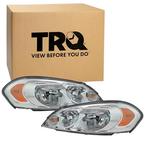 TRQ Driver and Passenger Side Headlight Assembly Set - style: HLA95277