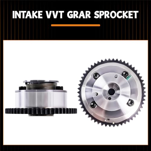 Timing Chain Kit 24321-2E000, Compatible with Kia Soul 2.0L 2012-2013/Hyundai Elantra 1.8L 2011-2014, w/Intake & Exhaust VVT Gear Sprocket 243502E001+243702E000, Timing Chain Tensioner&Guide - size: 24321-2E000