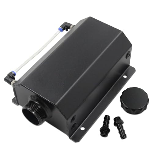 Aluminum 2L Fluid Catch Can Coolant Overflow Reservoir Tank