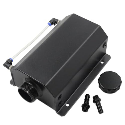 Aluminum 2L Fluid Catch Can Coolant Overflow Reservoir Tank