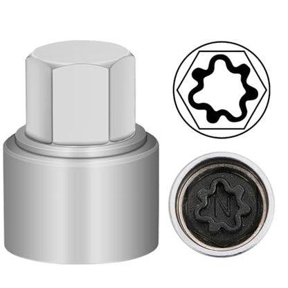 N Wheel Locking Nut Key for Audi, Socket OD 27mm - ID 25mm - size: Socket N