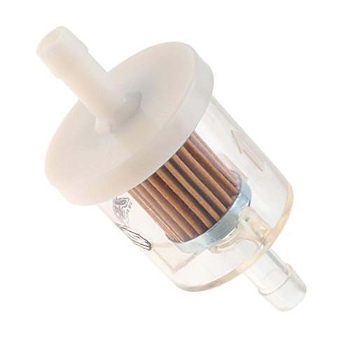 Inline Fuel Filter Universal Fuel Filters for Small Engine Motorcycle Lawn Mower (Pack of 2) Replace 691035 49019-0027 AM108356