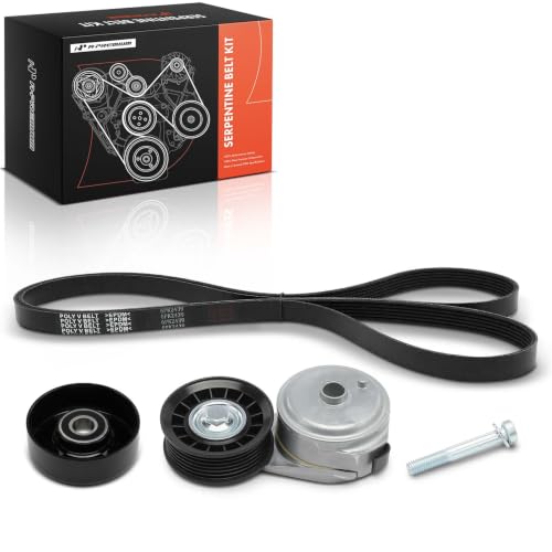 A-Premium Engine Serpentine Belt Drive Kit with Tensioner & Idler