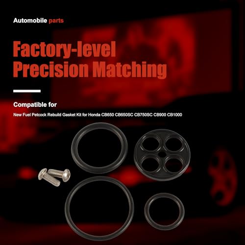 Premium Fuel Petcock Rebuild Gasket Kit for Classic Motorcycle Fuel System Restoration