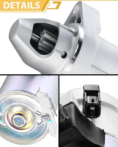 AATEE 1.6KW 9 Teeth Starter Motor Fit for:-Honda Accord 2006-2012 2.4L L4 - style: 17960N