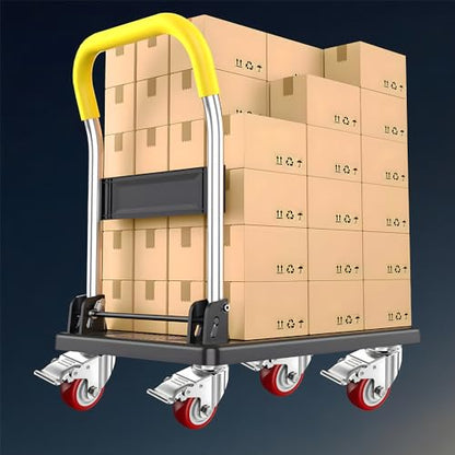 DICASAL 5 Inch Swivel Stem Casters Heavy Duty American Size UNC 1/2"-13x1-1/2 Stem Thread Wheels 360 Degree Durable Wheels Dual Safety Locks Castors with 900 Lbs Capacity Pack of Four - color: Red, size: 5 Inch