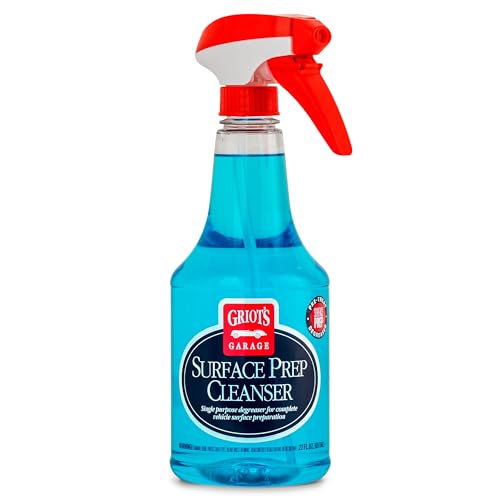 Griot's Garage Surface Prep Cleanser for Car Detailing and Cleaning – Dirt, Grime, Wax and Grease Remover – Use Before Applying Protective Surface Coatings, 10989, 22 oz - size: 22 Fl Oz (Pack of 1)