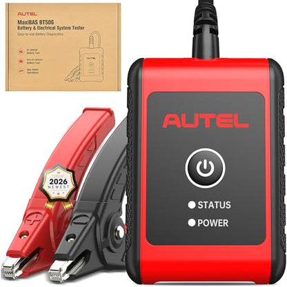 2026 Autel MaxiBAS BT506, 6V 12V 100-2000 CCA Car Battery Tester Analyzer