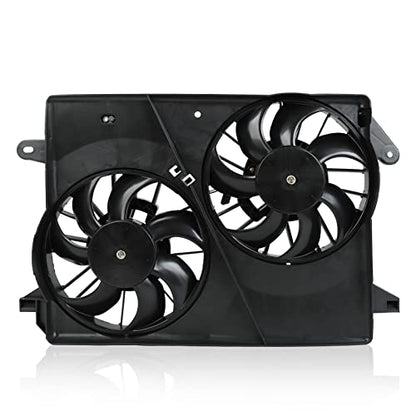 620039 Radiator Dual Cooling Fan Motor Assembly 5174358AA - style: Dodge Magnum 2005-2008 Dodge Charger 2006-2008